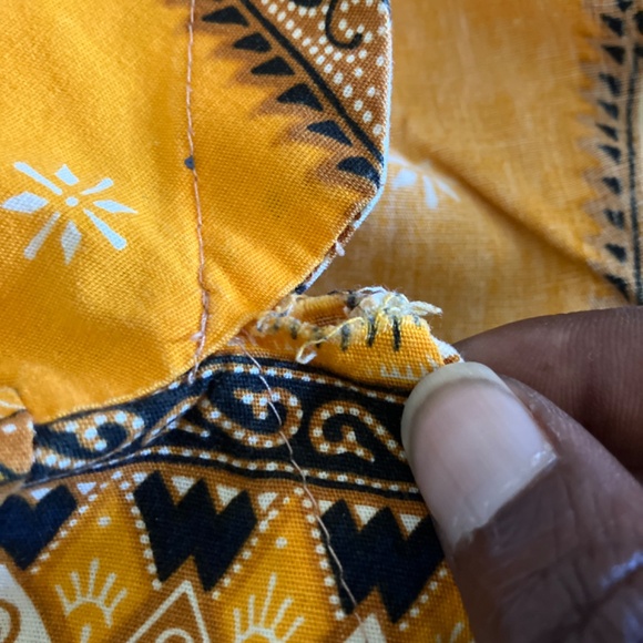 Yellow and Brown vintage 70s Short Set - Picture 14 of 14